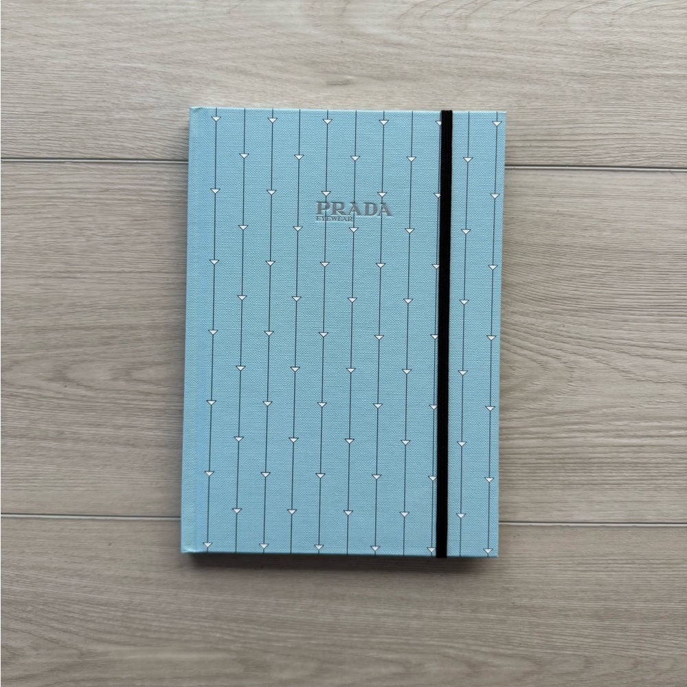 Prada Notebook with Black Elastic